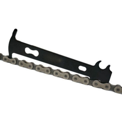 Lntyq Indicateur de mesure de l'usure des chaînes de vélo pour toutes les chaînes de vélo de ville/vélo électrique/vélo de montagne MTB/vélo de course/vélo pliant - Noir