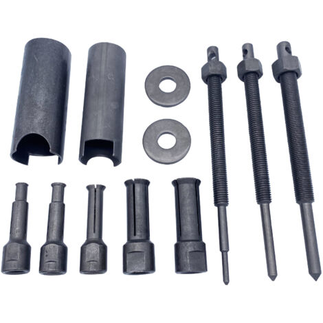 Lntyq Innenlagerabzieher-Set für Motorräder, Werkzeugsatz zum Entfernen des Innenlagerabziehers mit offenen Clips in 5 Größen (9–23 mm).
