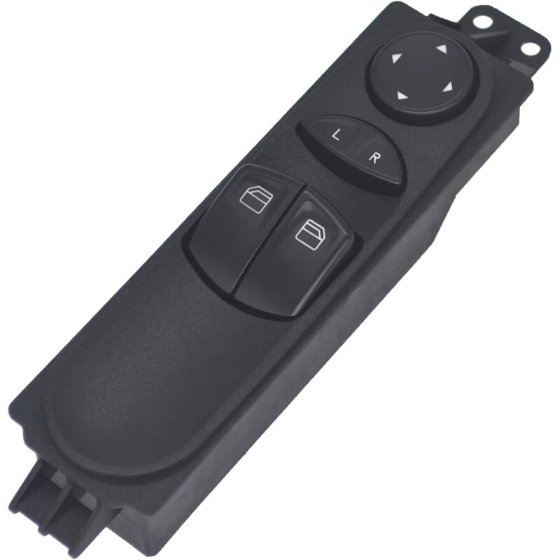 Lntyq Interruptor de elevalunas Vito W639, botón de control de ventana principal para Viano Bus Mixto Box 6395450913, lado del conductor