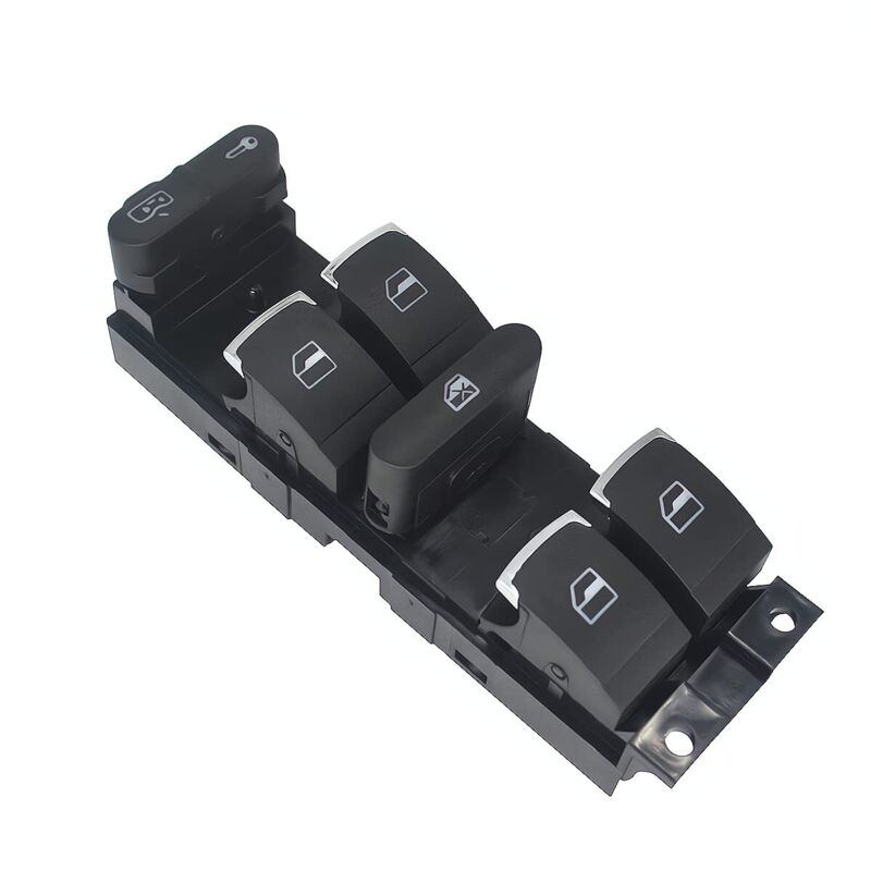 Lntyq Interruptor de ventana para Golf MK4, botón regulador de ventana para Jetta, Caddy, Passat 1J4959857 3BD959857