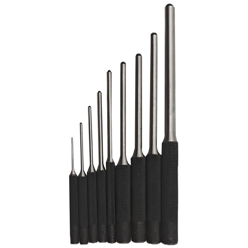 Lntyq Jeu de 9 Chasses-Goupilles - Outil de Retrait de Goupille pour la Réparation Automobile, Horlogerie, Bijouterie et Artisanat