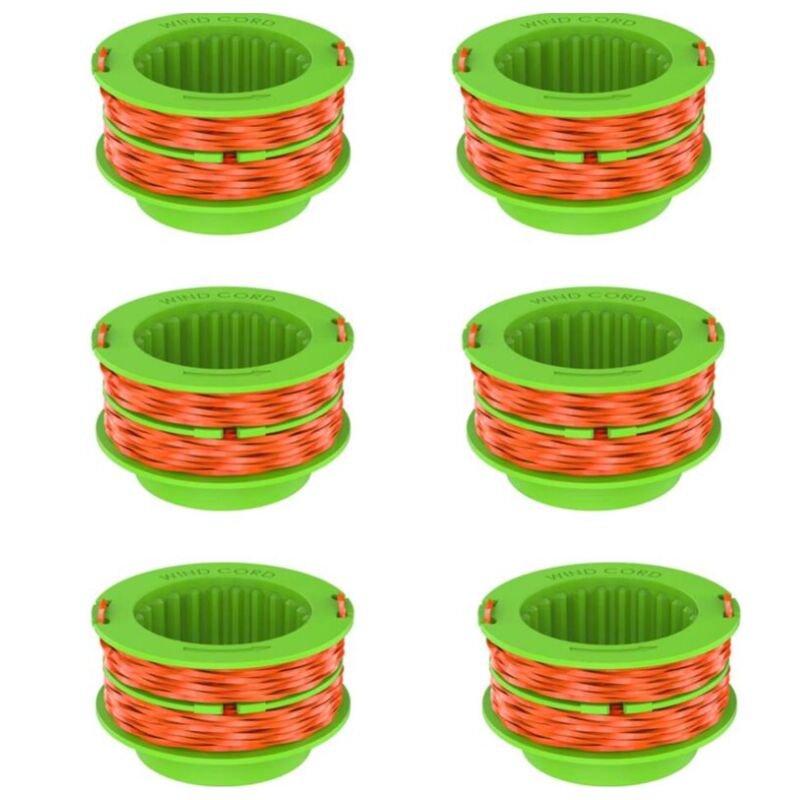 Lntyq - Jeu de cordons de coupe pour tondeuse ego power + AS1300, bobines de cordon de remplacement pour tondeuse Ego 15 ST1500/ST1500-S 6 pièces