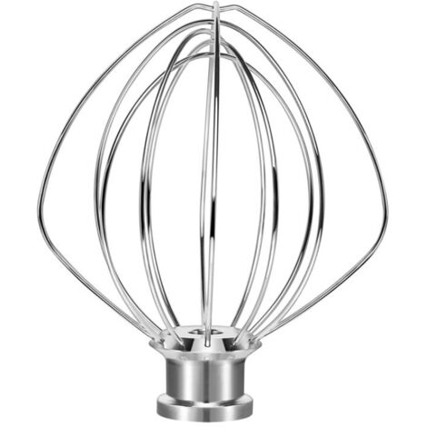 Lntyq K45WW Schneebesen aus Edelstahl, kompatibel mit Kitchen-Aid KSM90 K45 KSM150 Eiercreme-Mixer