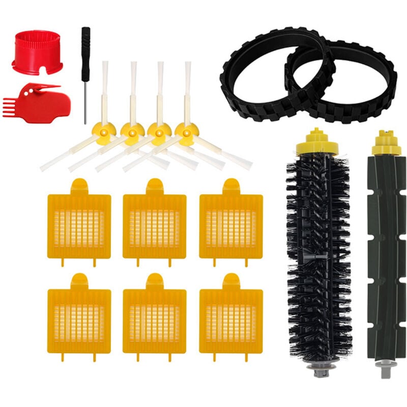 Lntyq - Kit de pièces de rechange compatible avec Roomba 700 - Pièces de rechange pour Roomba 720 750 760 770 775 780 785 790...(Tous les modèles)