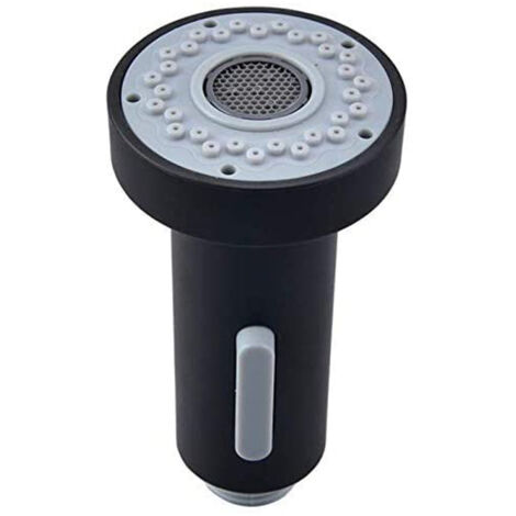 Lntyq Küchenarmatur, 2 Betriebsarten, Ausziehbrause, Waschtischarmatur, Ersatzbrause für 1/2"-Küchenarmatur (Schwarz)