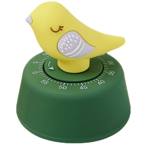 Lntyq Küchentimer - Countdown - 60 Minuten - Mechanische Erinnerung - Grün