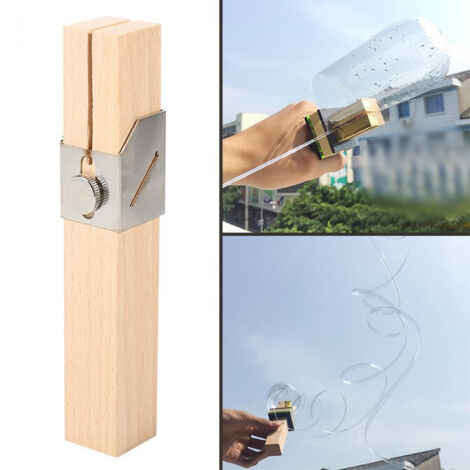 Lntyq Kunststoff Flaschenschneider DIY Manuelle Schneidemaschine Seilherstellung Werkzeuge Hausgarten Dekoration Kreative Outdoor Flaschenschneider