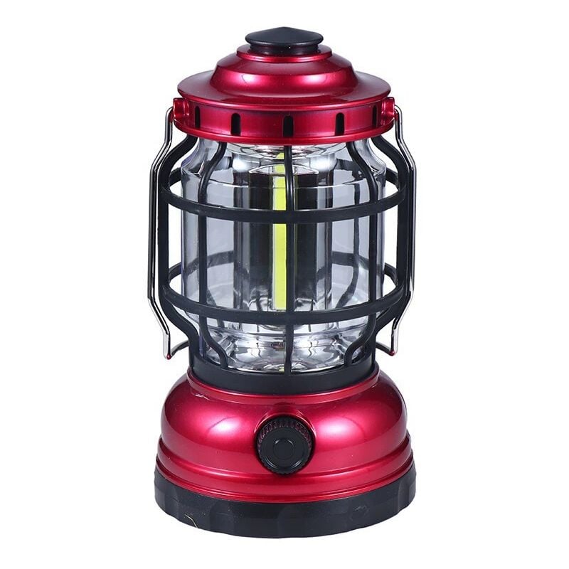 Lntyq - Lampe Camping Camping Lumière Solaire Alimenté Camping Lanterne Rétro Lampe Rechargeable Tente Lumière pour Cour Patio Terrasse Pelouse