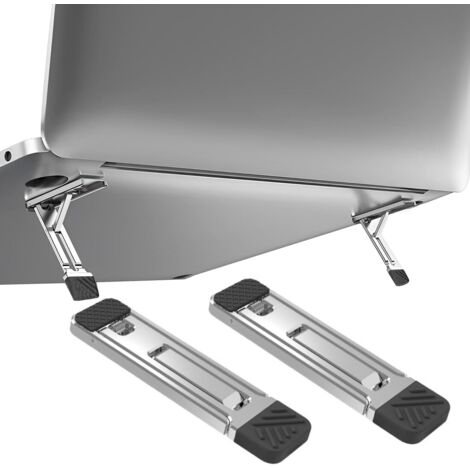 Lntyq Laptopständer, faltbar, Metall, passend für die meisten Laptops und Computertastaturen