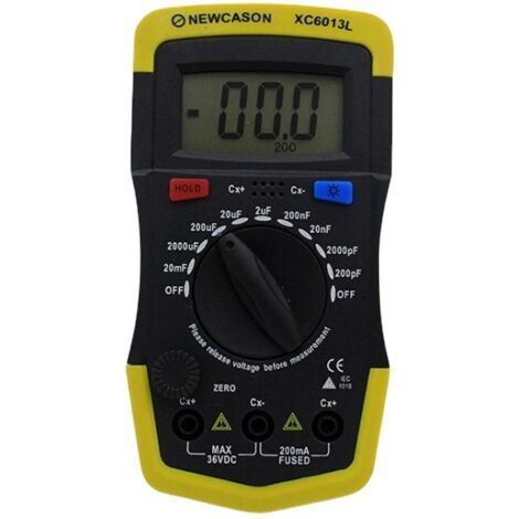 Lntyq LCD Numérique Capacimètre Condensateur Testeur MF UF Gauge Circuit