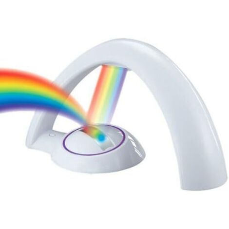 Lntyq LED-Regenbogenprojektor mit Lichtreflexion – Regenbogen in meinem Zimmer – Kindergeschenk für Kinder