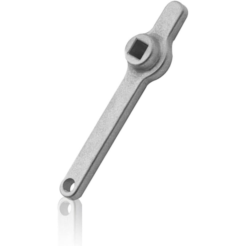 Lntyq Llave de purga de radiador de acero inoxidable 3H-010-SCH Llave cuadrada Llave de purga de radiador