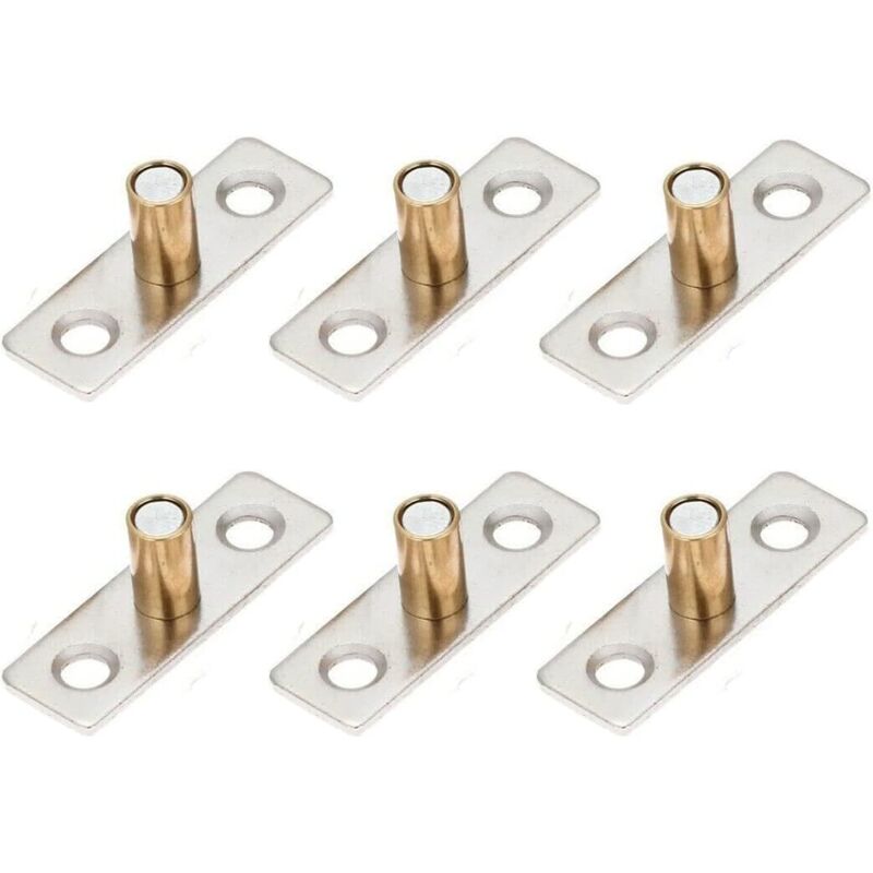Lntyq Localizador de puertas correderas colgantes para puertas de madera y puertas correderas, 6 piezas de poleas para puertas correderas de 8 mm