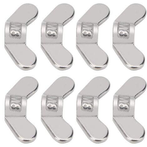 Lntyq Lot de 10 écrous à ailettes M8 en acier inoxydable 304