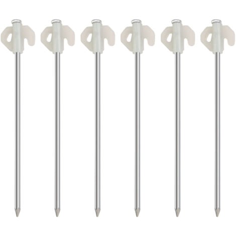 Xtremeauto Lot De 20 Piquets De Tente Robustes Pour Tente, Auvent Et Bâche, Piquets De Tente En