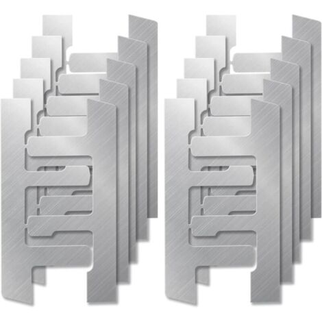 Lntyq Lot de 10 supports de boîtier électrique avec clips F - Sangles de montage Grip-Lock Old Work Switch Box Sangles et support pour une utilisation avec des boîtes avec oreilles en plâtre