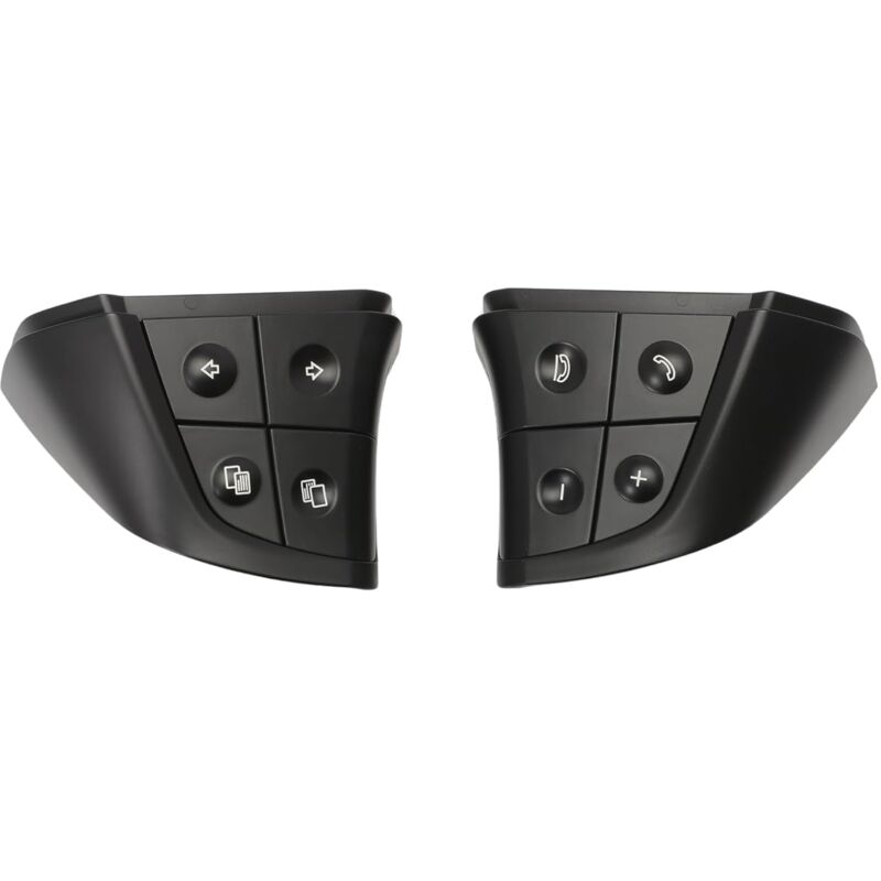 Lntyq - Lot de 2 boutons de commande au volant multifonctions 1648207910 pour W164 W251 W245 - Pour classe gl ml b/r gauche et droite