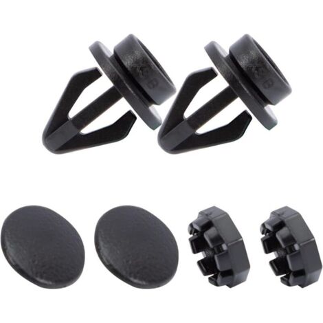 Lntyq Lot de 2 Clips de Rechange pour étagère de Colis 799161KA2A, Clips de Fixation Plage Arrière Compatible avec Nissan juke 2010-2014