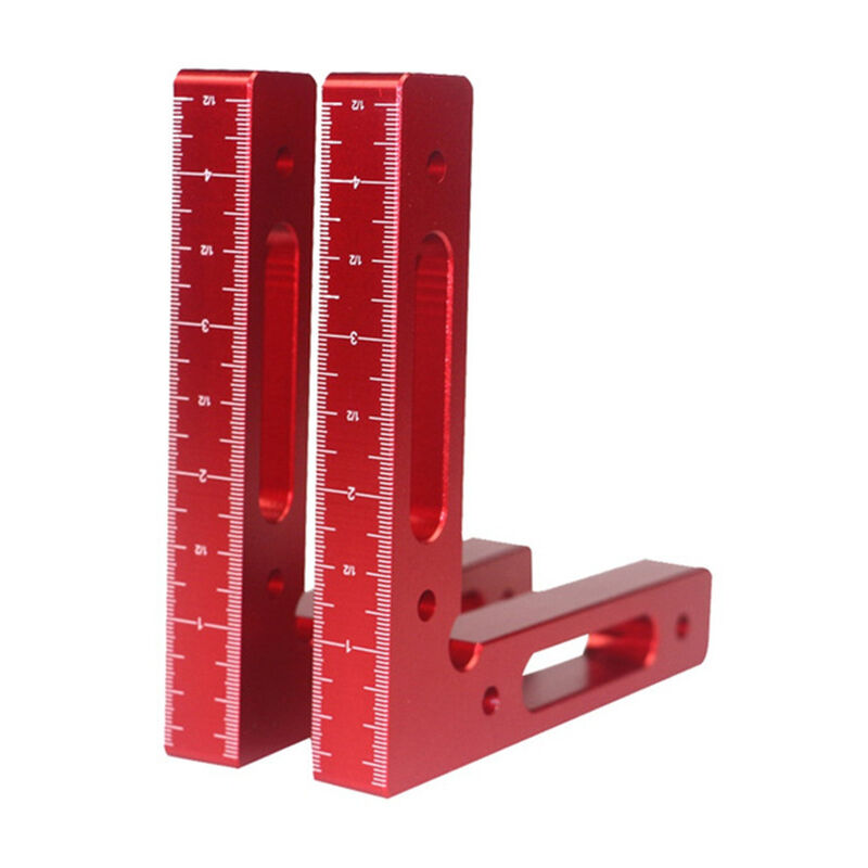 Lntyq - Lot de 2 équerres de positionnement à 90 degrés, angle droit de 4,7'