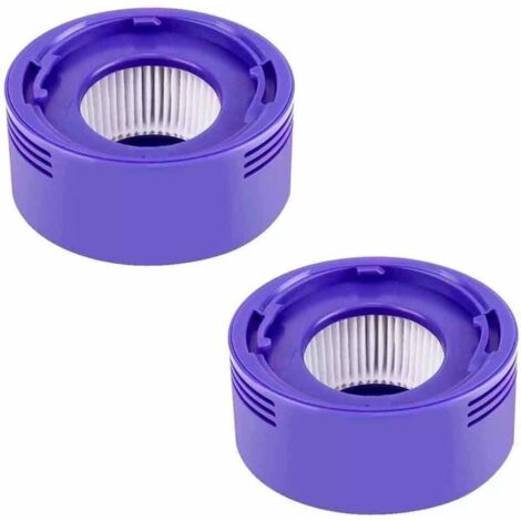 Lntyq Lot de 2 filtres lavables de rechange compatibles avec Dyson V7 V8 Animal Absolute Motorhead Aspirateur sans câble Post-Moteur