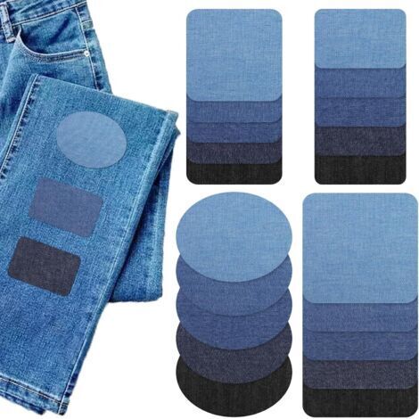 Patchs Réparation Doudoune - Autocollants Nylon Imperméables - Pour Trous Et Déchirures - 4 Pièces