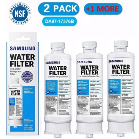 Lntyq Lot de 3 filtres à eau de rechange pour réfrigérateur Samsung DA97-17376B DA97-08006C HAF-QIN HAF-QIN/EXP