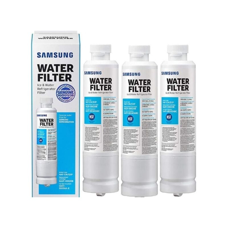 Lntyq - Lot de 3 filtres à eau de réfrigérateur de rechange pour Samsung DA29-00020B