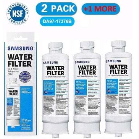 Lntyq – Lot de 3 filtres à eau pour réfrigérateur Samsung DA97-17376B – Charbon de noix de coco – Compatible avec plusieurs modèles - DA97-08006C
