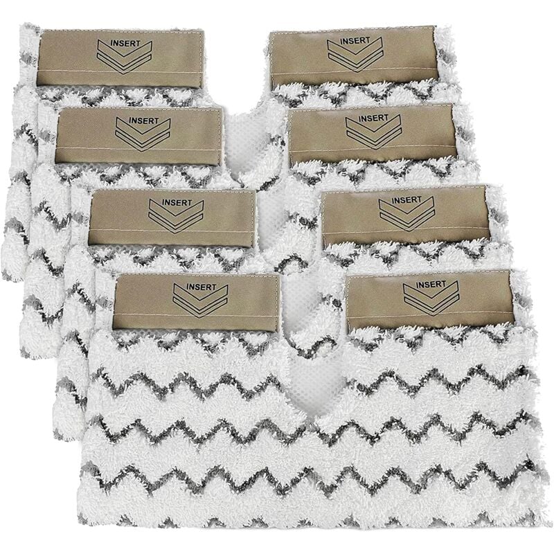 Lot de 4 coussinets de rechange pour nettoyeur vapeur Shark S6003UK S6003UK S3973D, S6002, S5003D, S5002, S3973WM - Lntyq