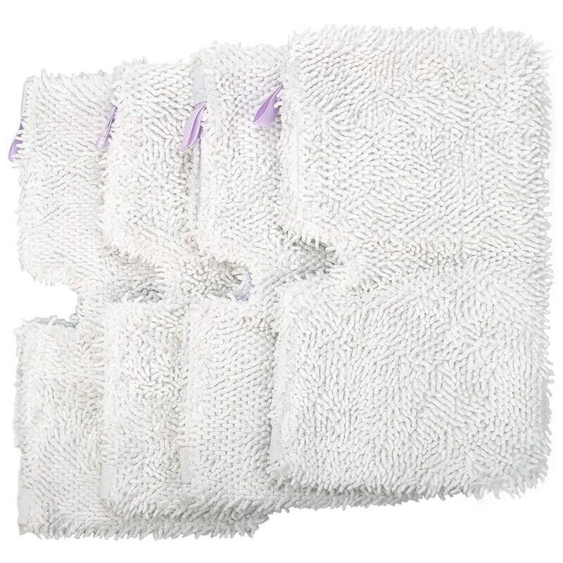 Lot de 4 housse de nettoyage à vapeur en microfibres pour Shark S2901 S3455 S3501 S3502 S3601 S3701 S3901 violet - Lntyq