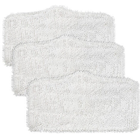 Lntyq Lot de 4 tampons de nettoyage SK140, pour balai vapeur Shark série SK, modèle compatible SK140 SK410 SK460 S1000 S1000A S3101 S3251 SK141 SK3102 SK3251 SK435 SK435CO S3102 S3250, chiffon plat en