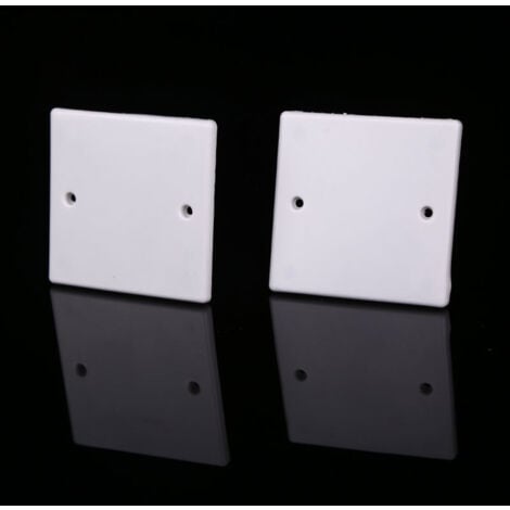 Lntyq Lot de 5 caches pour boîtier encastré de maçonnerie - sans vis - 86x86mm, Inconnu