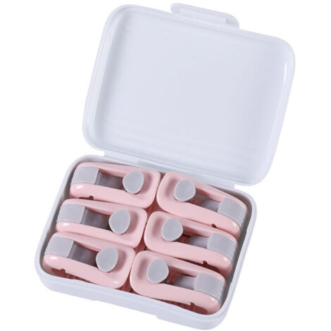 Lntyq Lot de 6 Clips d'édredon,Clips de Housse de Couette, sans épingles et sans Aiguilles
