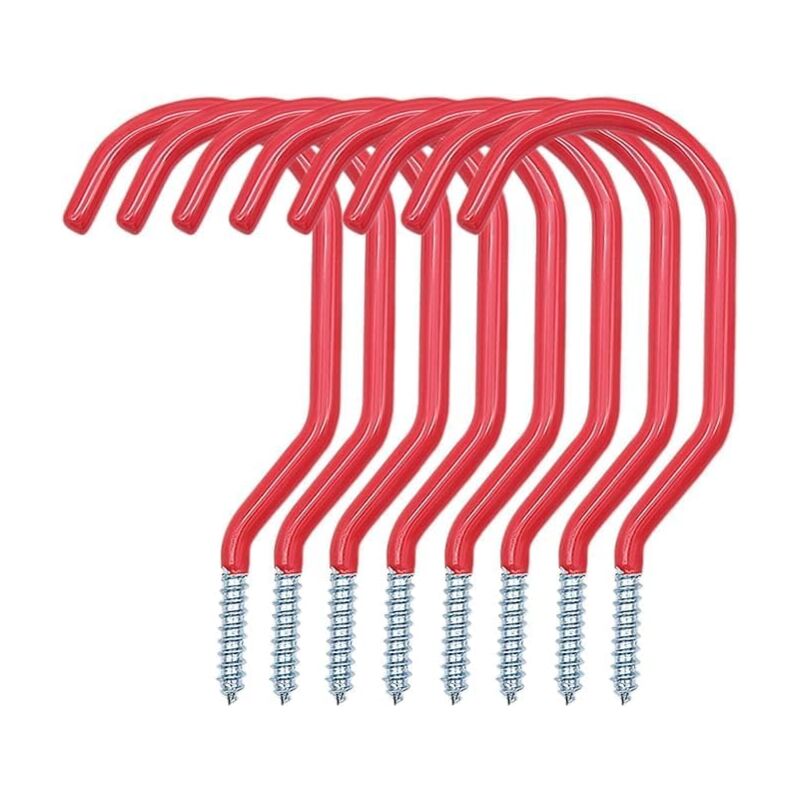 Lntyq - Lot de 8 crochets de vélo pour garage, vis de fixation murale, crochet de plafond, crochet pour organiser les vélos, échelles, rallonges et