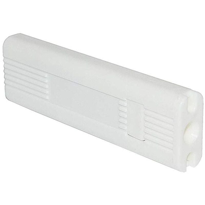 Lot de 8 poids de cordon de rechange pour stores enrouleurs verticaux, volet de fenêtre, poignée de sécurité en plastique blanc, dispositif tendeur,
