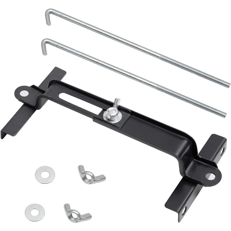 Lntyq - maintien de la batterie réglable-boulons de 27cm/10,6 pouces,universel ajustable traverse de batterie avec boulon en J,apte à voiture suv,