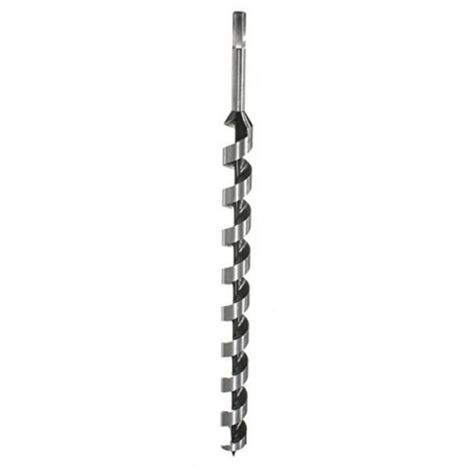 Lntyq Mèche hélicoïdale à bois à tige hexagonale 6 mm forets 460 mm de long