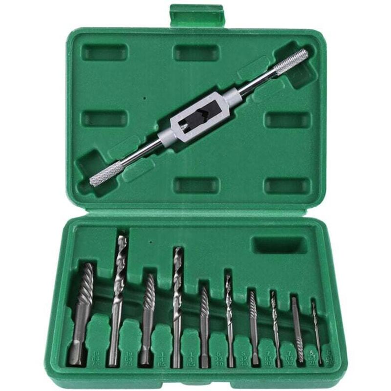Mèches à vis cassées et jeu d'extracteurs, attaches de boulons, outil de retrait retiré, 11 pièces - Lntyq