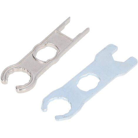 Lntyq Metall-Werkzeugsatzschlüssel für Solaranschlüsse, Solarmodularbeiten, PV-Kabel und -Anschluss, Werkzeug zum Entfernen von Anschlüssen (1 Paar)
