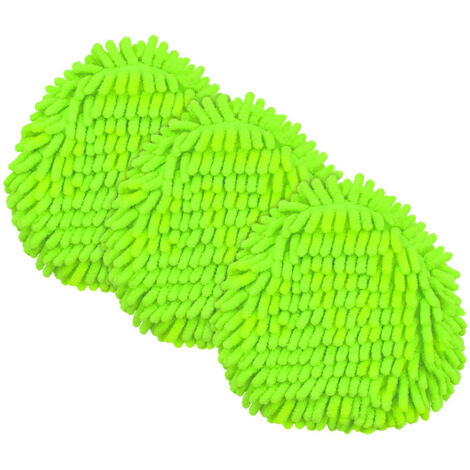 Lntyq Mikrofaser-Nachfüll-Moppköpfe, wiederverwendbare Moppköpfe, kompatibel mit Vileda Turbo 2 in 1 EasyWring&Clean Spin Mop, waschbaren Ersatztüchern