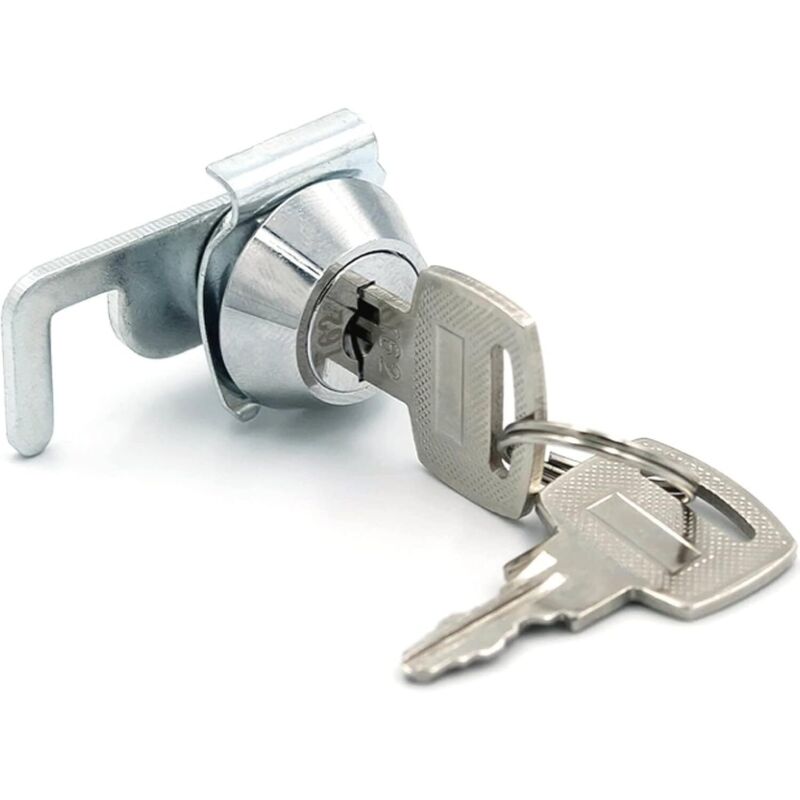 Lntyq Mini cerradura de leva con clip rápido para caja registradora, cajón de punto de venta, taquilla de gimnasio, armario de metal, cerradura de