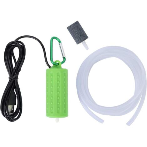 Lntyq Mini-tragbare USB-Luftpumpe für Aquarien, USB-Sauerstoffpumpe, USB, energiesparend, superleise Luftpumpe für Aquarien, leise Luftpumpe für Aquarien, Pumpe für Aquarien