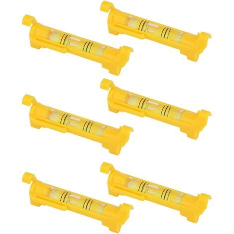 Lntyq Mini-Wasserwaagen für Schnüre, Kettenwasserwaage, Mini-Wasserwaage für Schnüre, Hängende Wasserwaage, Hängende Schnur, Schnur, Fliese, Gelb