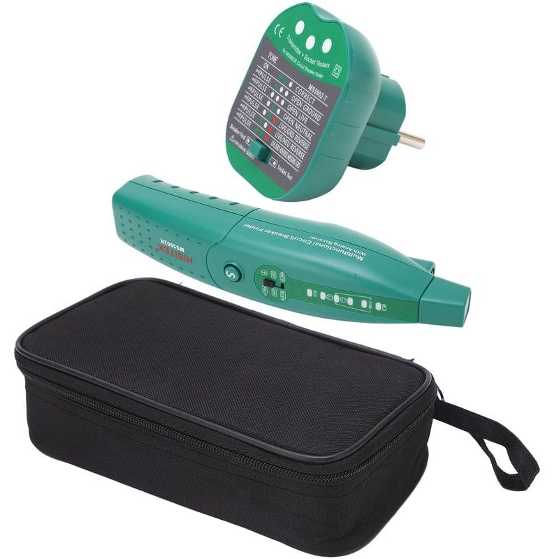 Lntyq - MS5902 Détecteur de fusible de disjoncteur automatique,Detecteur de Disjoncteur,testeur de prise,prise ue 110-250 v