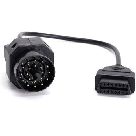 Lntyq OBD OBD2 16 Pin Anschluss Diagnose Adapter Kabel Kompatibel für BMW 20 Pin