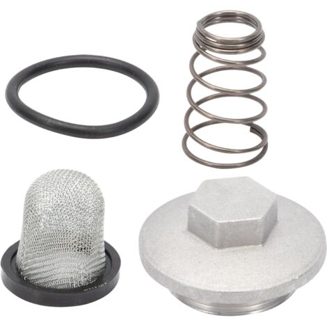 Lntyq Ölablassschraube für Motorrad-Roller, kompletter O-Ring + Filter + Feder für 50-150ccm GY6 Baotian Benzhou Znen Taotao, Motorrad-Zubehör-Set