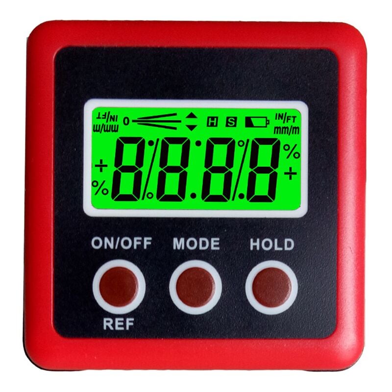 Lntyq Outil de recherche d'angle magnétique pour scie à table magnétique - Inclinomètre numérique