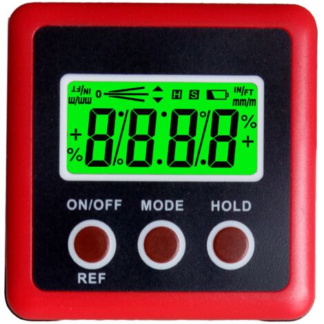Lntyq Outil de recherche d'angle magnétique pour scie à table magnétique - Inclinomètre numérique