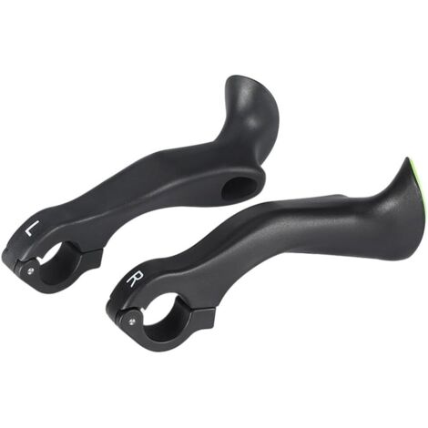 Lntyq Paar Fahrradlenkergriffe, 22,2 mm Nylon-Lenkerenden, ergonomische Enden für Rennräder und die meisten Fahrräder