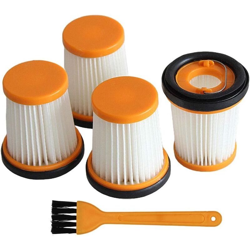 Lntyq Pack de 4 filtros Compatible con aspiradora inalámbrica Shark W1 WV200 WV201 WV205 WV220